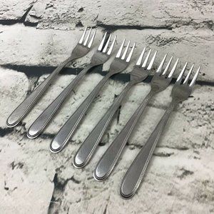 Rogers Stainless Steel Cocktail Forks Seafood Fork